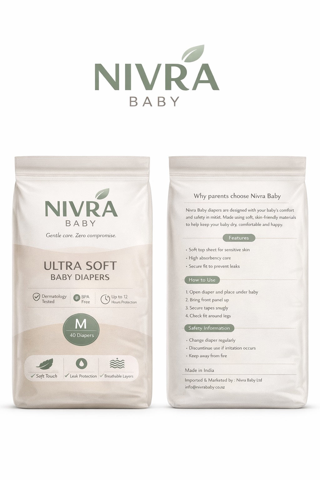 Nivra Baby Ultra Soft Nappies